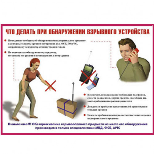Комплект плакатов «Терроризм — угроза обществу»